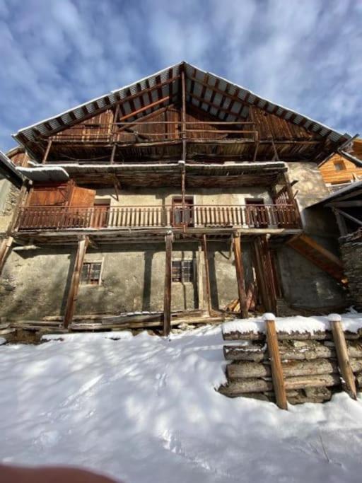 Chalet Avec Vue Sur Le Fort De Chateau Queyras Εξωτερικό φωτογραφία